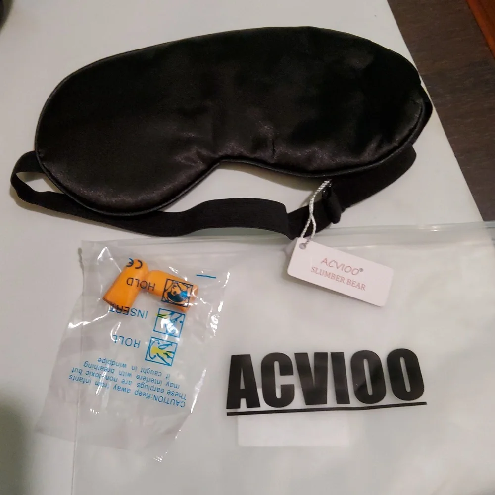 Slumber Bear Eye Mask With Ear Plugs